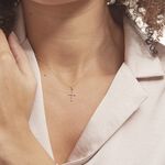 Pendentif Or Jaune Lucinien Oxyde De Zirconium - Pendentifs Communion Famille | Histoire d&rsquo;Or