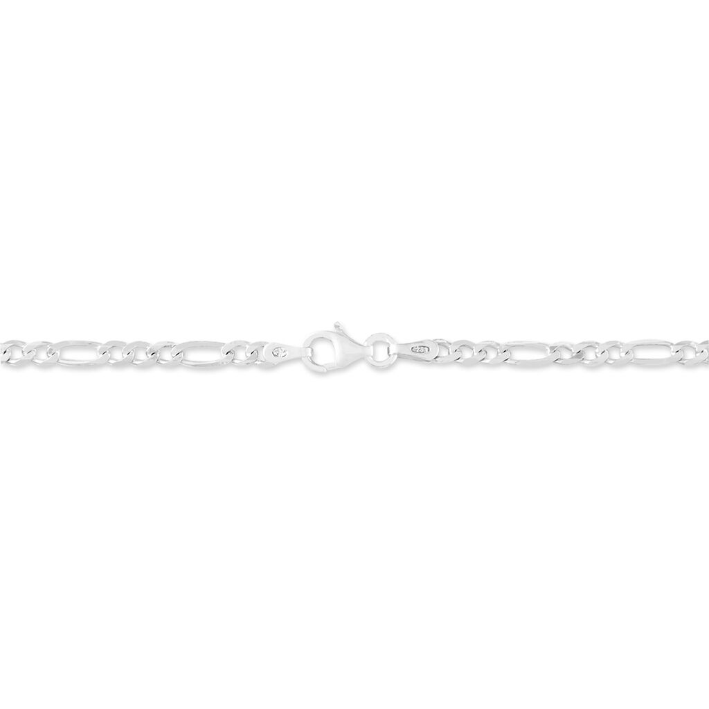 Chaîne Vivian Maille Alternee 1/3 Argent Blanc - Chaines Homme | Histoire d’Or