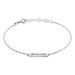 Bracelet Lorayne Argent Blanc - Bracelets Femme | Histoire d’Or