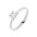 Bague Solitaire Victoria Or Blanc Diamant - Bagues solitaires Femme | Histoire d’Or