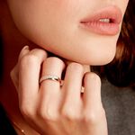 Bague Aglae Or Jaune Oxyde De Zirconium - Bagues avec pierre Femme | Histoire d&rsquo;Or