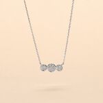 Collier Or Blanc Abital Diamants - Colliers Femme | Histoire d&rsquo;Or