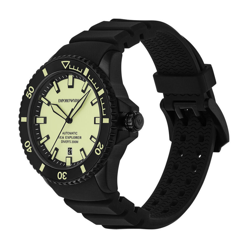 Montre Emporio Armani Sea Explorer Jaune - Montres Homme | Histoire d’Or