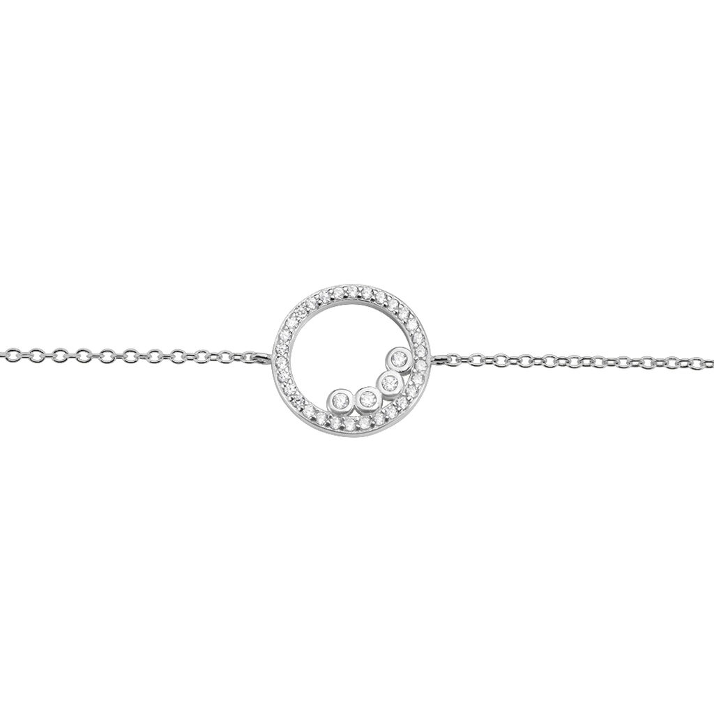 Bracelet Argent Ursine Oxydes De Zirconium - Bracelets Femme | Histoire d’Or