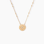 Collier Artea Plaqu&eacute; Or Jaune Oxyde De Zirconium - Colliers fantaisie Femme | Histoire d&rsquo;Or