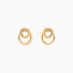 Boucles D'Oreilles Puces Ivor Or Jaune - Clous d'oreilles Femme | Histoire d&rsquo;Or