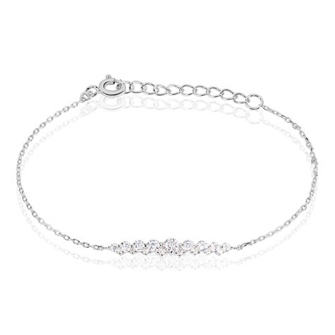 Bracelet Aliah Argent Blanc Oxyde De Zirconium - Bracelets Femme | Histoire d’Or