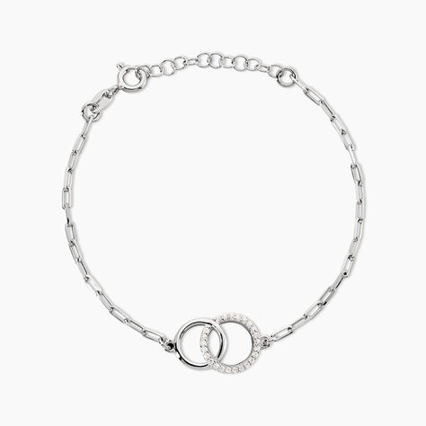 Bracelet Isabel Argent Blanc Oxyde De Zirconium - Bracelets Femme | Histoire d&rsquo;Or