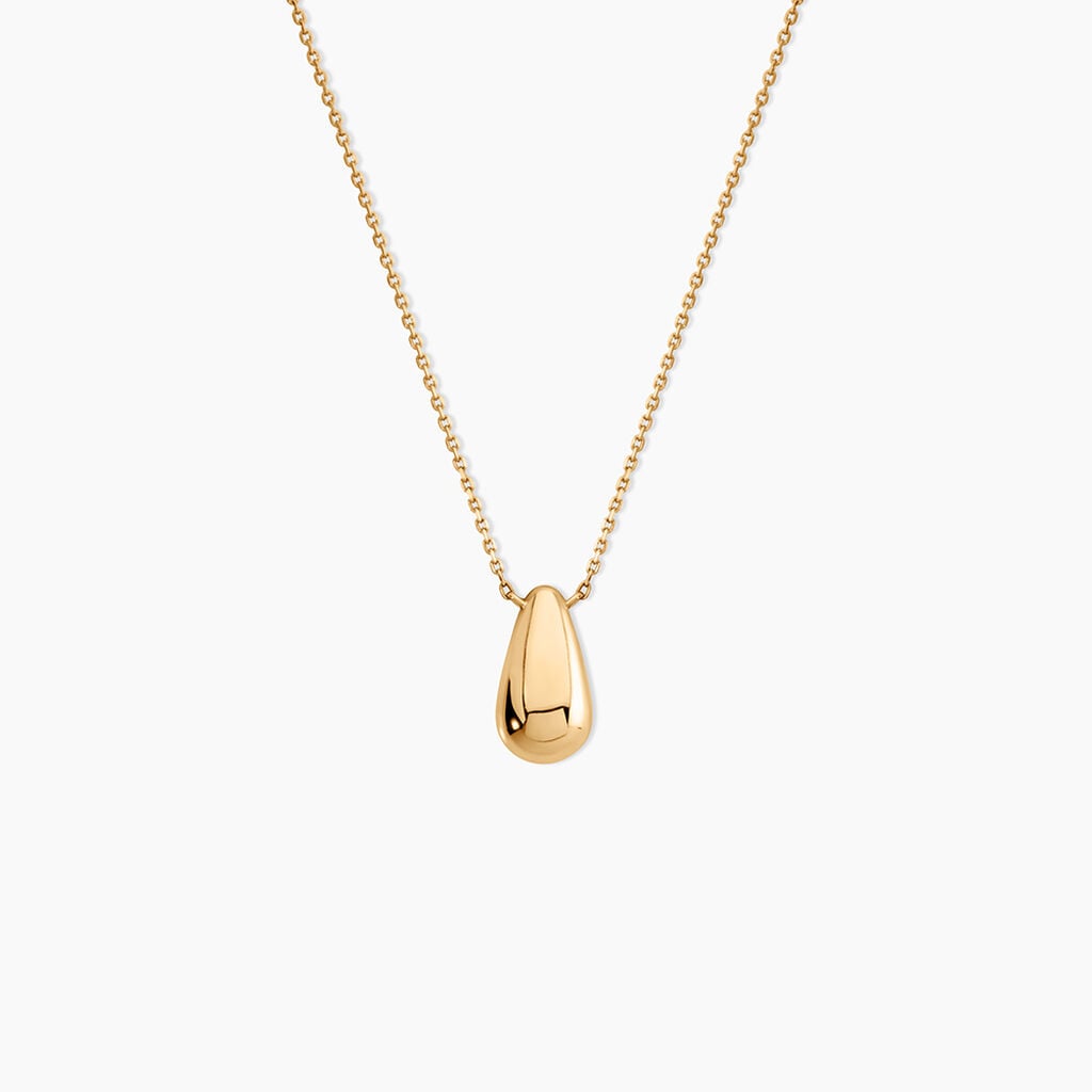 Collier Classic Bold Plaqu&eacute; Or Jaune - Bijoux sans pierre Femme | Histoire d&rsquo;Or