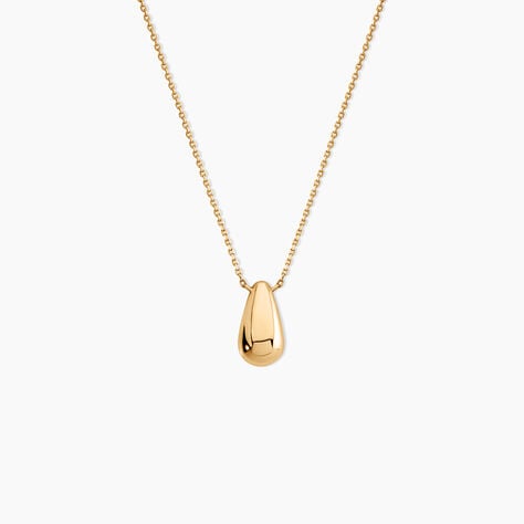 Collier Classic Bold Plaqu&eacute; Or Jaune - Bijoux sans pierre Femme | Histoire d&rsquo;Or