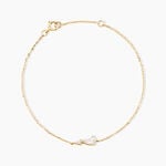 Bracelet Couronne Or Jaune Oxyde De Zirconium - F&ecirc;te des m&egrave;res Femme | Histoire d&rsquo;Or
