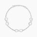 Bracelet Aliya Argent Blanc Rhodié - Bracelets Femme | Histoire d’Or