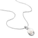 Collier Cyrana Argent Blanc Perle De Culture Et Oxyde De Zirconium - Colliers fantaisie Femme | Histoire d&rsquo;Or