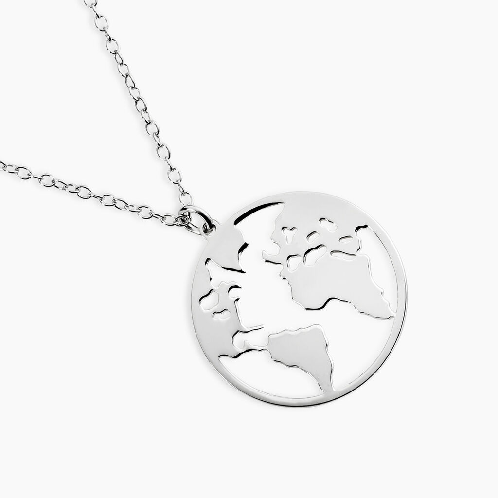 Collier Soukaina Argent Blanc - Colliers fantaisie Femme | Histoire d&rsquo;Or