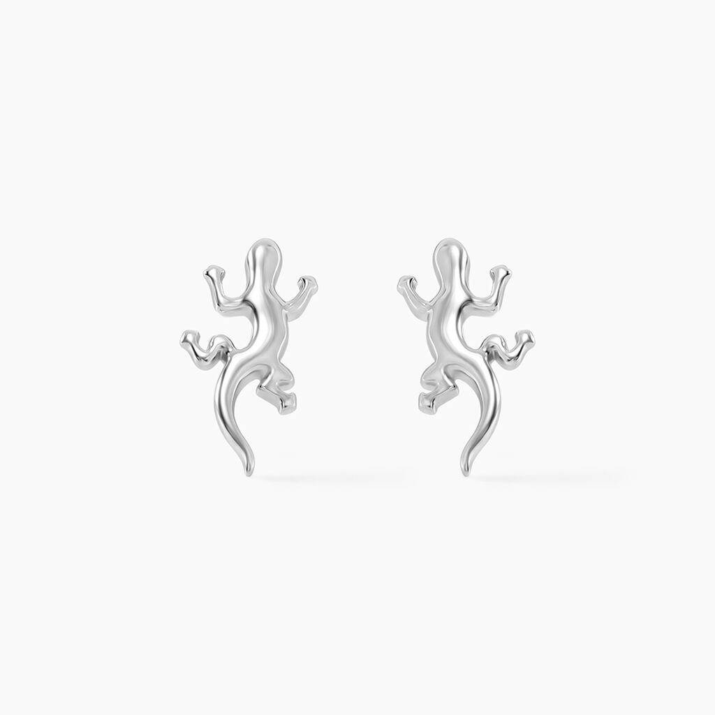 Boucles D'oreilles Puces Ivelyse Argent Blanc - Boucles d'oreilles fantaisie Femme | Histoire d’Or