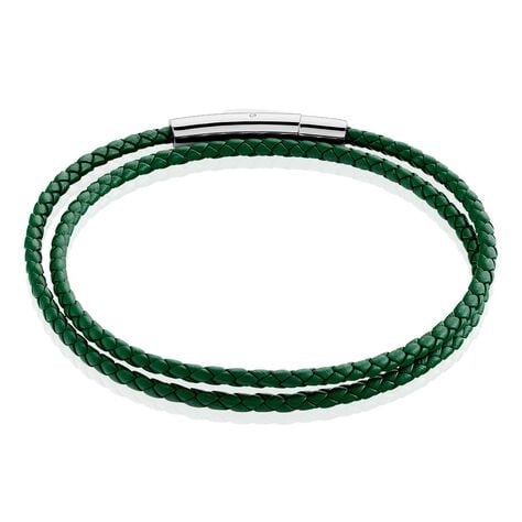 Bracelet Calvino Acier Blanc - Bracelets Cuir Homme | Histoire d&rsquo;Or