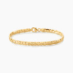 Bracelet Ivy Argent Dor&eacute; A L'Or 750/1000 - Bijoux sans pierre Femme | Histoire d&rsquo;Or
