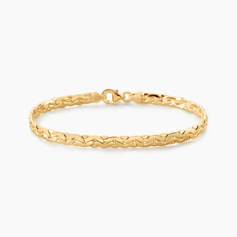 Bracelet Ivy Argent Dor&eacute; A L'Or 750/1000 - Bijoux sans pierre Femme | Histoire d&rsquo;Or