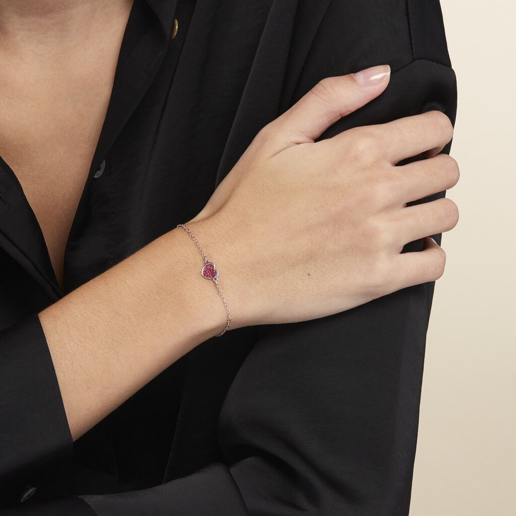 Bracelet Lara Argent Blanc - Bracelets Femme | Histoire d’Or