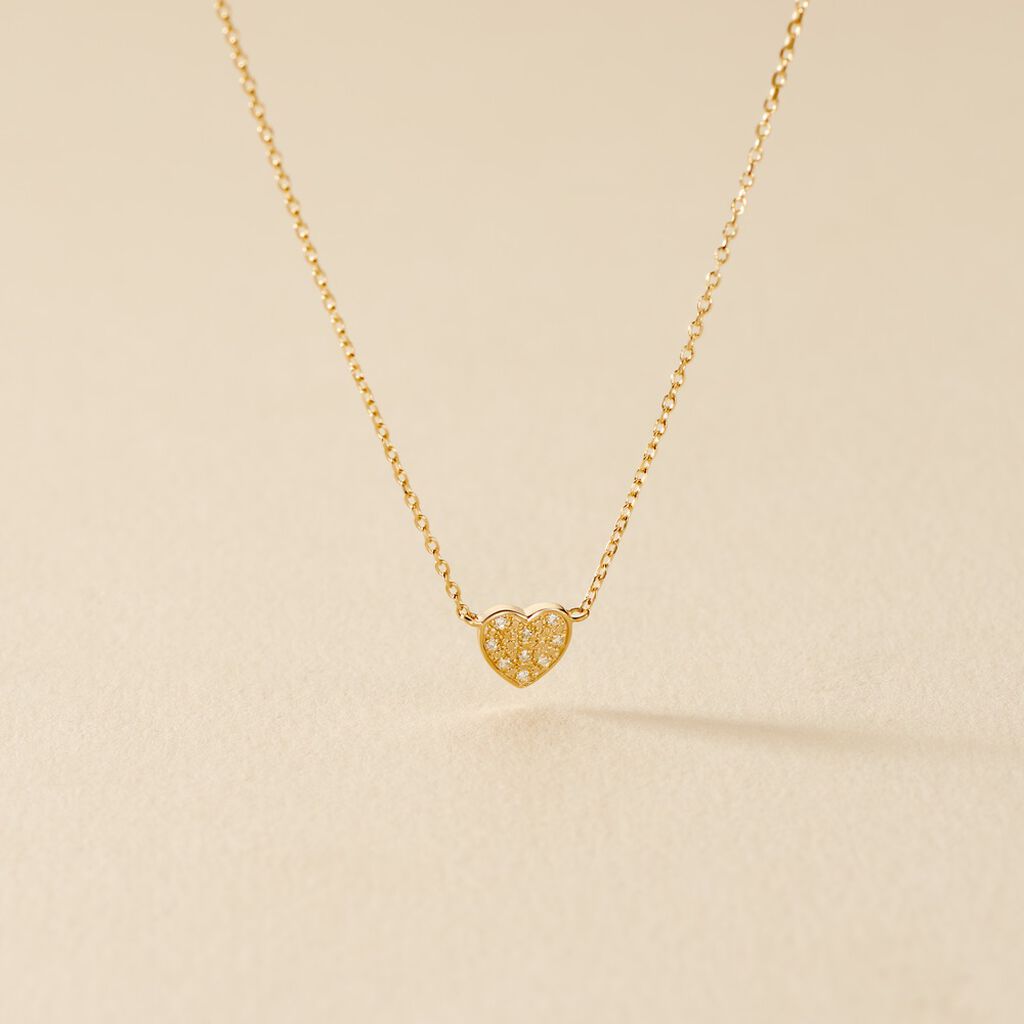 Collier Or Jaune Adorjan Diamants - Colliers Femme | Histoire d’Or