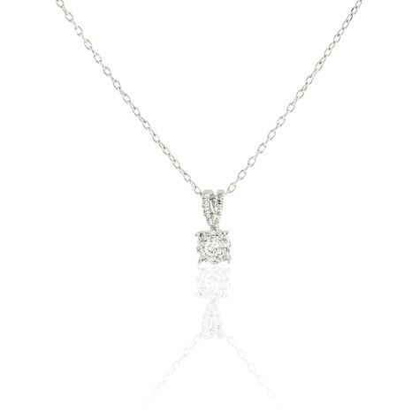 Collier Orphee Or Blanc Diamant - Colliers Femme | Histoire d’Or