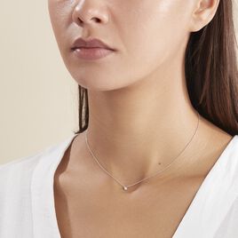 Collier Victoria Or Blanc Diamant - Colliers Femme | Histoire d’Or