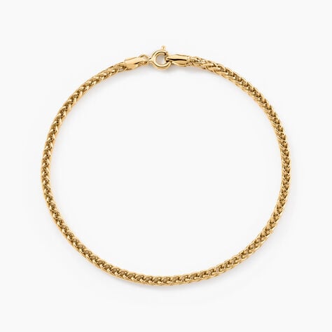 Bracelet Jany Maille Palmier Or Jaune - Bracelets chaîne Femme | Histoire d’Or