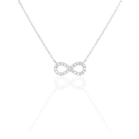 Collier Infini Empierre Or Blanc Diamant - Colliers Femme | Histoire d’Or