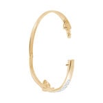 Bracelet Jonc Reyyanae Plaqu&eacute; Or Jaune Oxyde De Zirconium - Bracelets joncs Femme | Histoire d&rsquo;Or