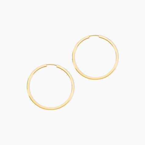 Créoles Benedikta Or Jaune - Boucles d'oreilles créoles Femme | Histoire d’Or