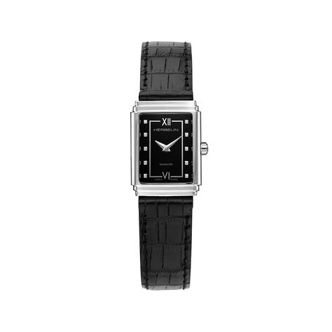 Montre Herbelin Art Déco 1925's Noir - Montres Femme | Histoire d’Or