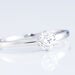 Bague Solitaire Natalia Or Blanc Diamant Synthetique - Bagues solitaires Femme | Histoire d’Or