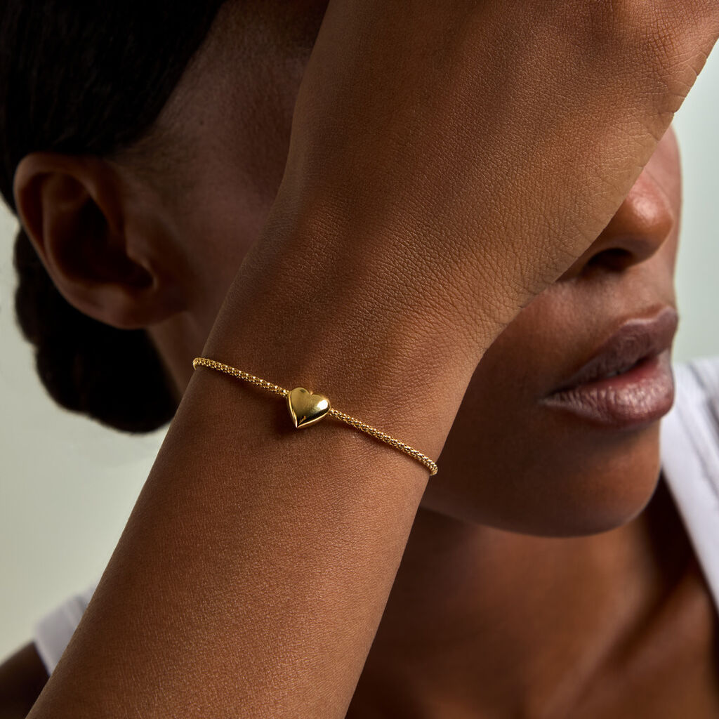 Bracelet Meggie Argent Dor&eacute; A L'Or 750/1000 - F&ecirc;te des m&egrave;res Femme | Histoire d&rsquo;Or