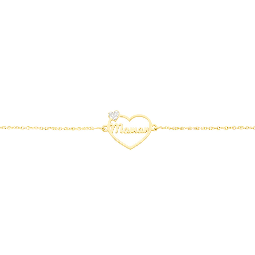 Bracelet Joos Or Jaune - Bracelets Coeur Femme | Histoire d’Or