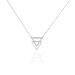 Collier Glorya Argent Blanc Oxyde De Zirconium - Colliers fantaisie Femme | Histoire d’Or