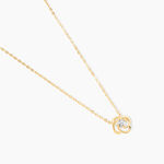 Collier Or Jaune Lazarus Oxyde De Zirconium - Colliers Femme | Histoire d&rsquo;Or