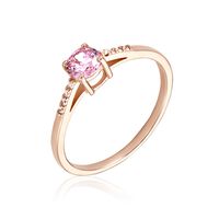 Bague Rio Argent Rose Oxyde De Zirconium