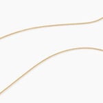 Cha&icirc;ne Ixia Maille Gourmette Diamantee Or Jaune - Chaines Femme | Histoire d&rsquo;Or