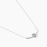 Collier Eva Or Blanc Topaze Et Oxyde De Zirconium - F&ecirc;te des m&egrave;res Femme | Histoire d&rsquo;Or