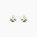 Boucles D'Oreilles Puces Firenze Or Jaune Oxyde De Zirconium - Clous d'oreilles Femme | Histoire d&rsquo;Or