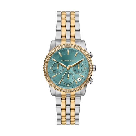 Montre Michael Kors Mini Bryant Turquoise - Montres Femme | Histoire d&rsquo;Or