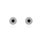 Boucles D'oreilles Puces Argent Blanc Winston Oxydes De Zirconium - Boucles d'oreilles fantaisie Femme | Histoire d&rsquo;Or