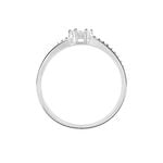 Bague Kuta Or Blanc Diamant - Bagues avec pierre Femme | Histoire d&rsquo;Or