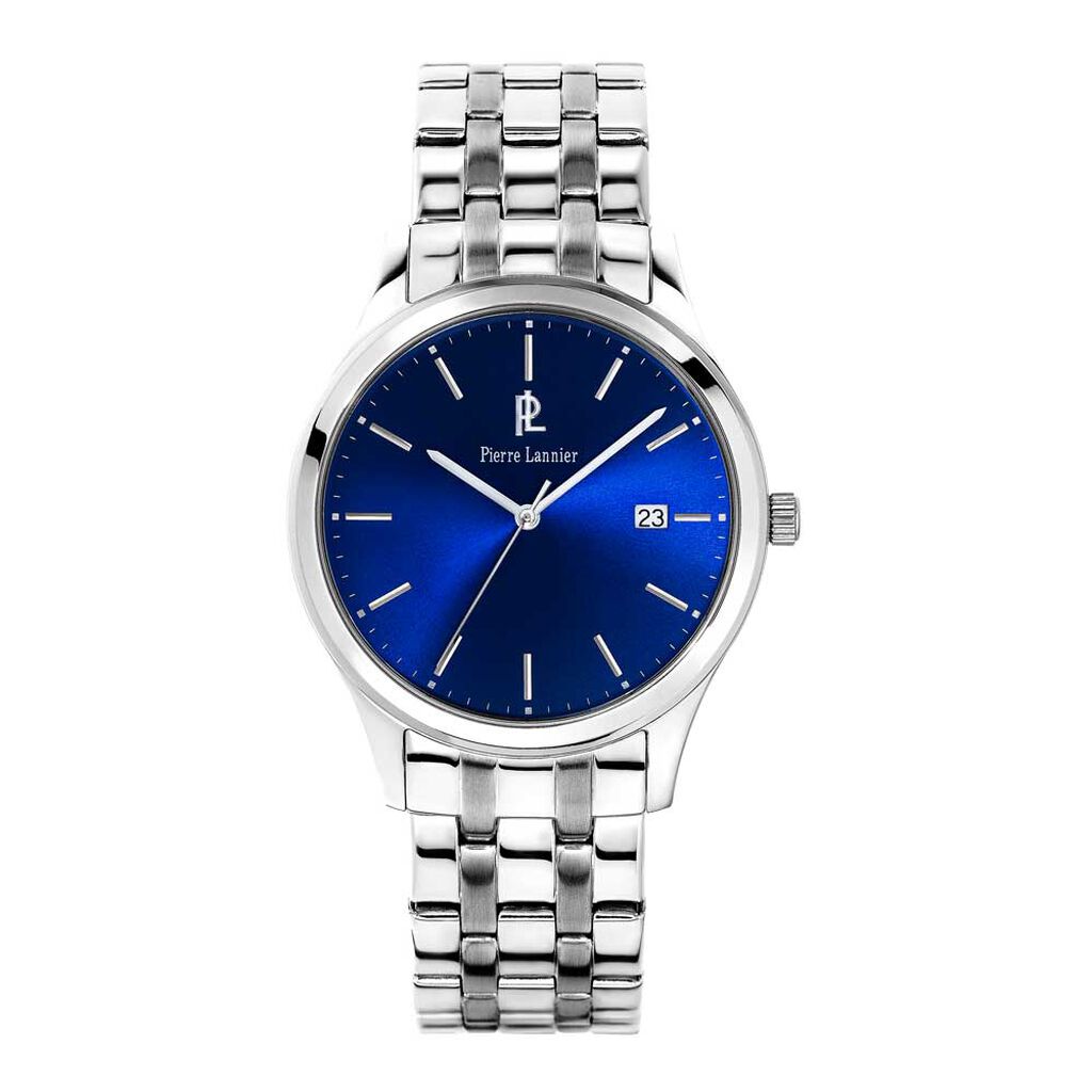 Montre Pierre Lannier Collection Classique Bleu - Montres Homme | Histoire d’Or