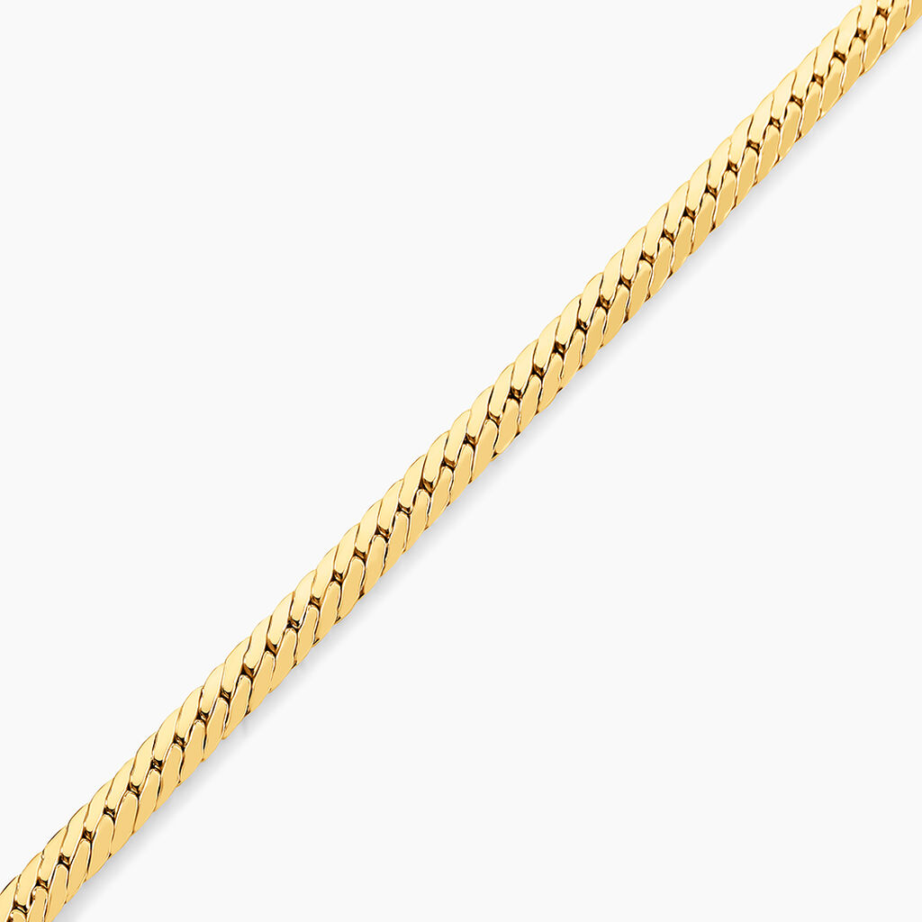 Bracelet Izel Maille Anglaise Or Jaune - Bracelets cha&icirc;ne Femme | Histoire d&rsquo;Or