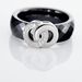 Bague Argent Blanc Valérie Oxyde De Zirconium Et Céramique - Bagues avec pierre Femme | Histoire d’Or