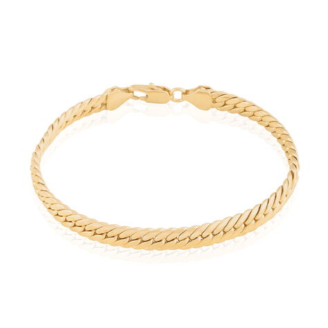Bracelet Messaline Plaqué Or Jaune - Bracelets chaîne Femme | Histoire d’Or