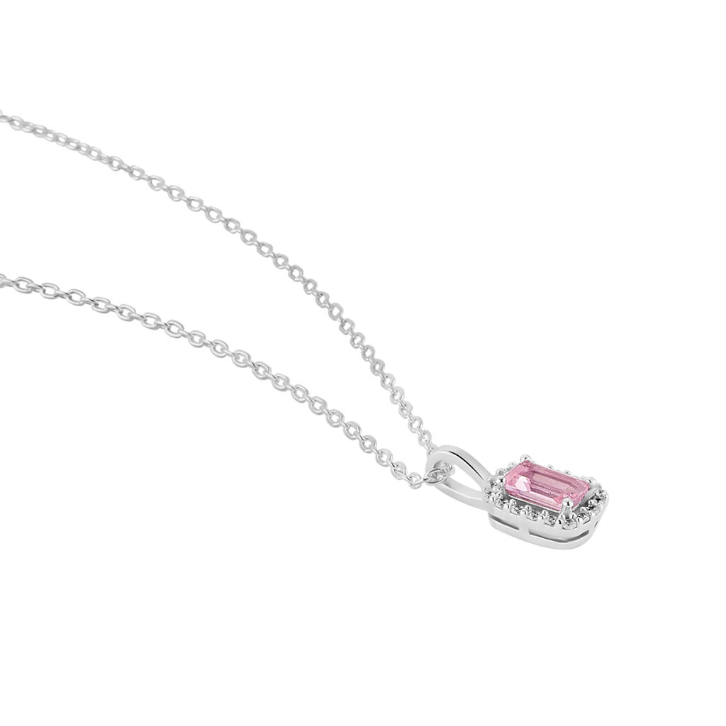 Collier Aladin Argent Blanc Oxyde De Zirconium - Colliers fantaisie Femme | Histoire d’Or