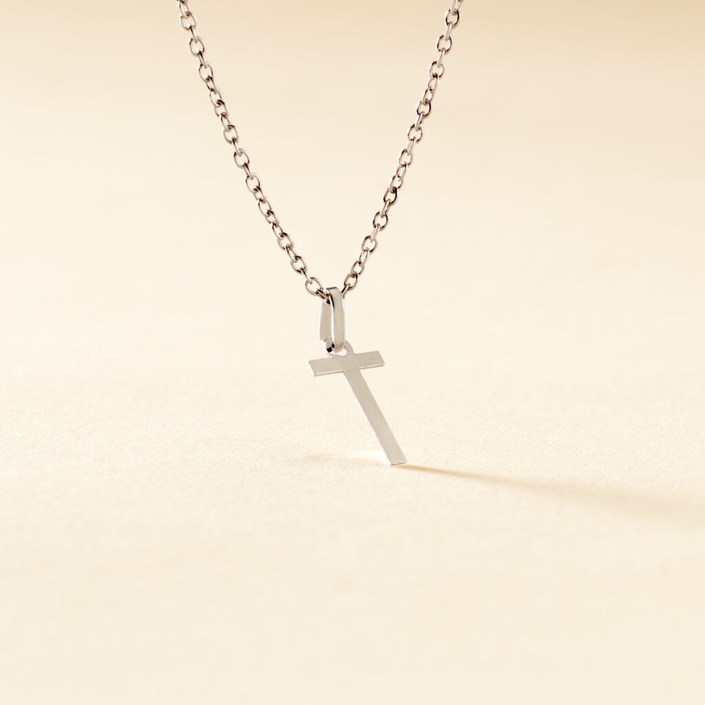 Pendentif Ionia Lettre Or Blanc - Pendentifs Famille | Histoire d&rsquo;Or