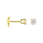 Boucles D'oreilles Puces Or Jaune Victoria Diamants - Clous d'oreilles Femme | Histoire d&rsquo;Or